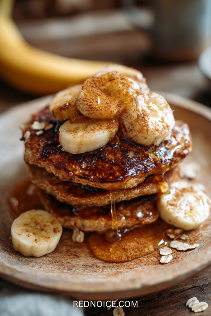 Banana Oat Protein Pancakes (No Powder Needed)