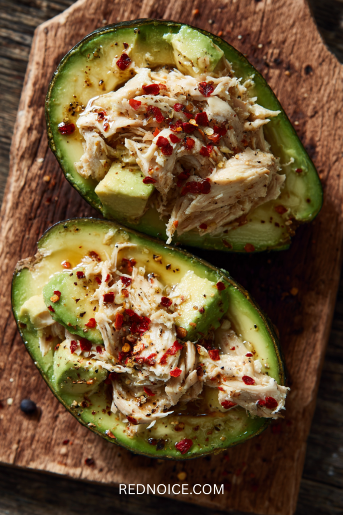 Avocado Chicken Boats