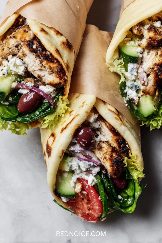 Greek Chicken Wrap