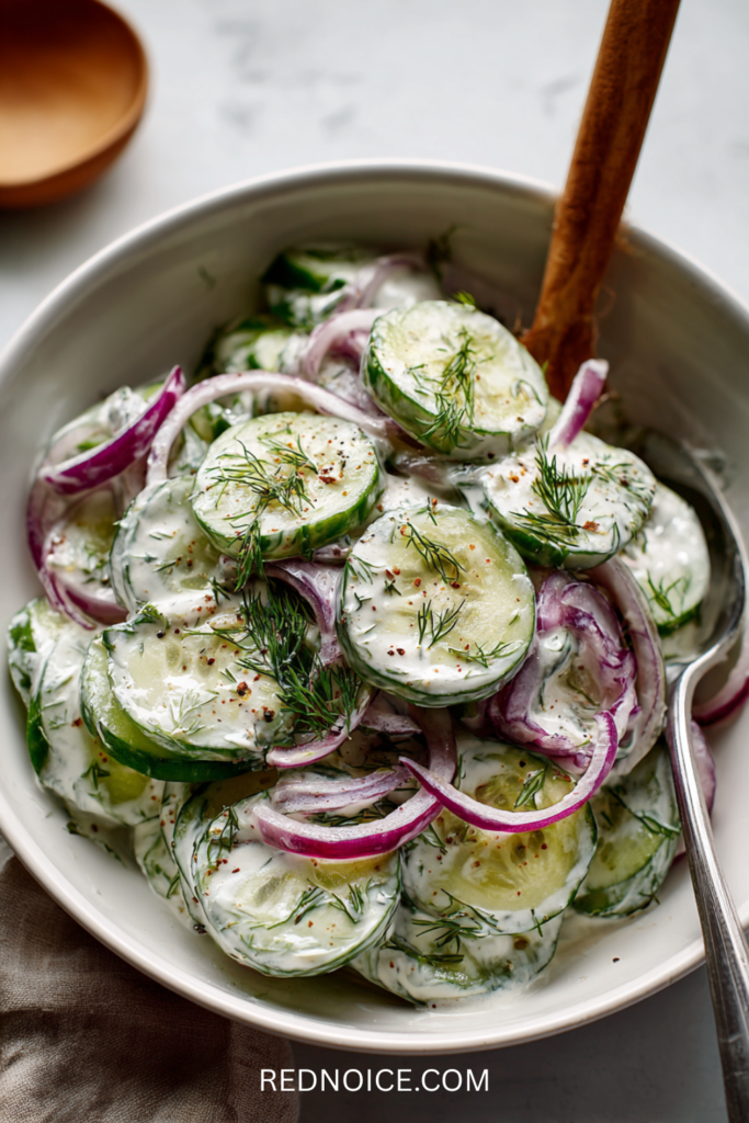 Creamy Cucumber Salad