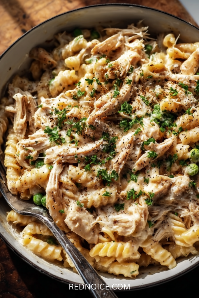 Creamy Rotisserie Chicken Pasta