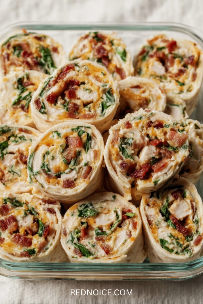 Chicken Bacon Ranch Pinwheels