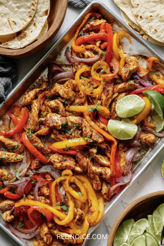 Sheet Pan Chicken Fajitas