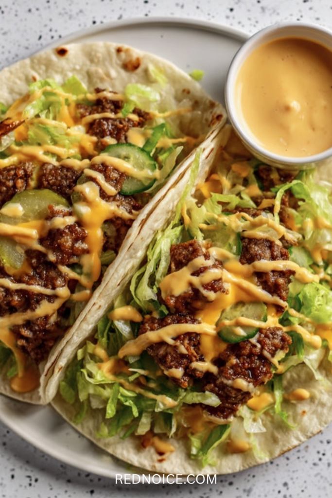 Big Mac Smash Burger Tacos