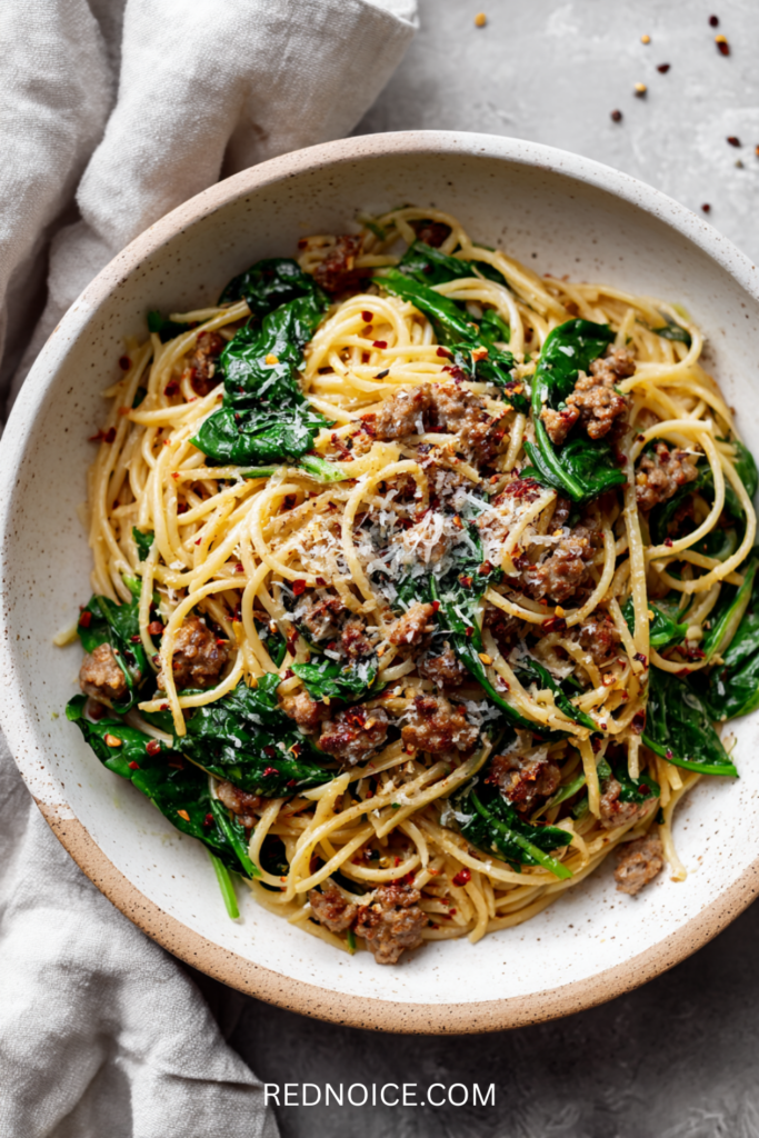 One-Pot Garlic Pasta