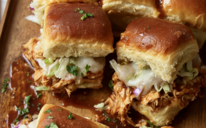 Rotisserie Chicken Sliders (Hawaiian Rolls)