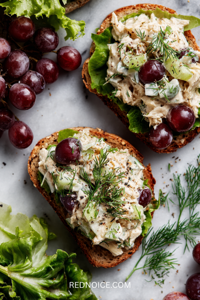 Chicken Salad Sandwiches (No Mayo)
