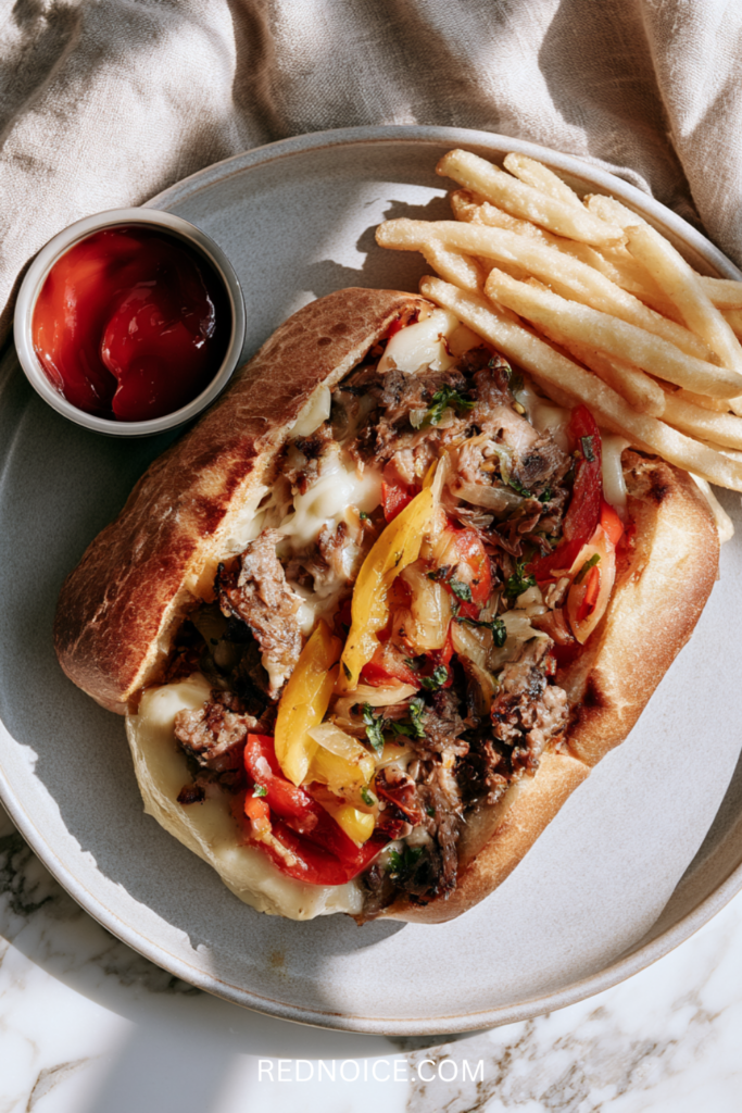 Crockpot Philly Cheesesteak