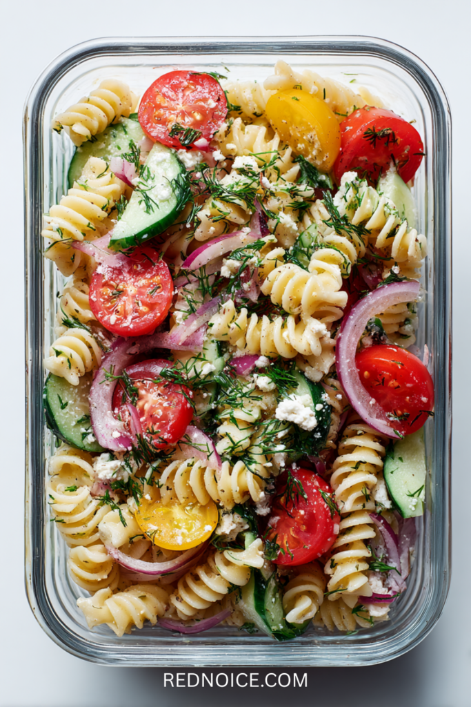 Cucumber Pasta Salad