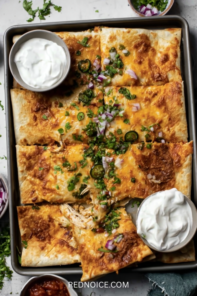 Sheet Pan Quesadillas (Kid‑Favorite)
