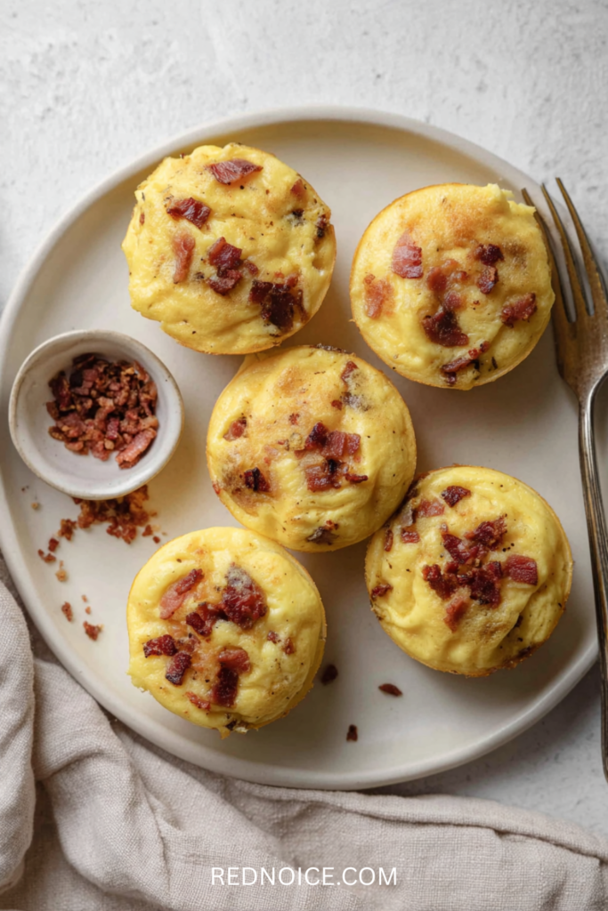 Starbucks Copycat Cottage Cheese Egg Bites (Bacon & Gruyère)