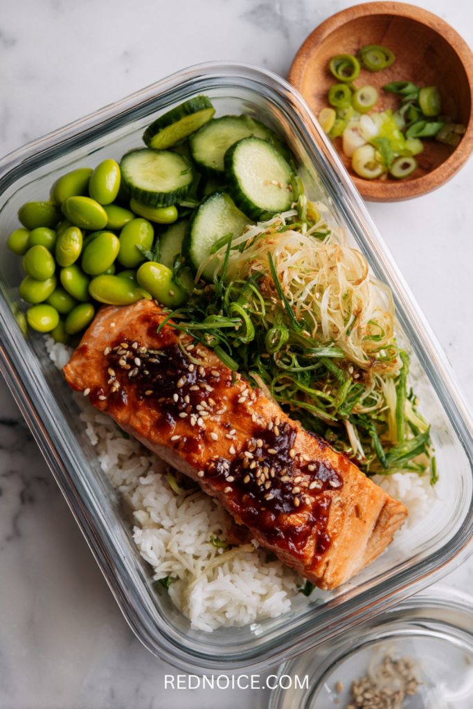 Miso Salmon & Edamame Bowl
