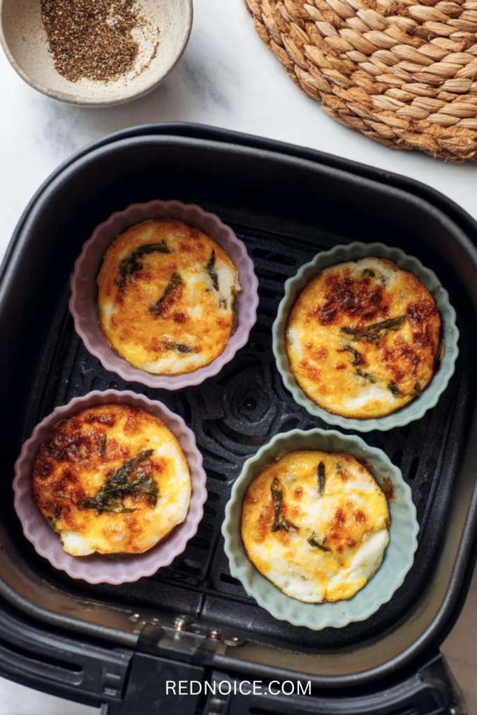 Air Fryer Cottage Cheese Egg Bites