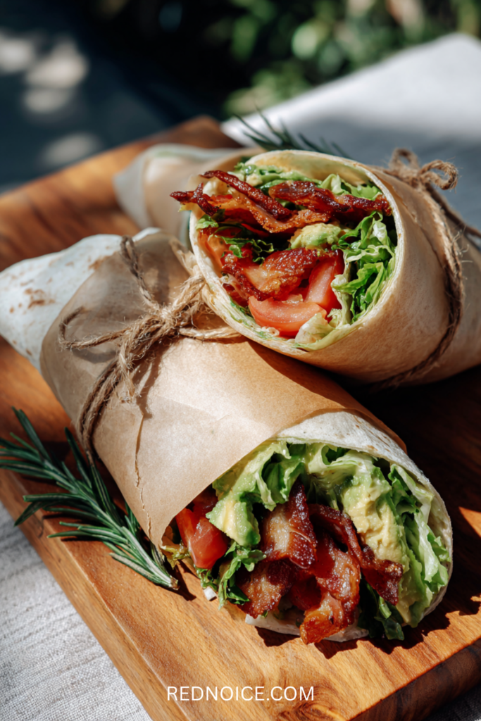 BLT Wraps with Avocado