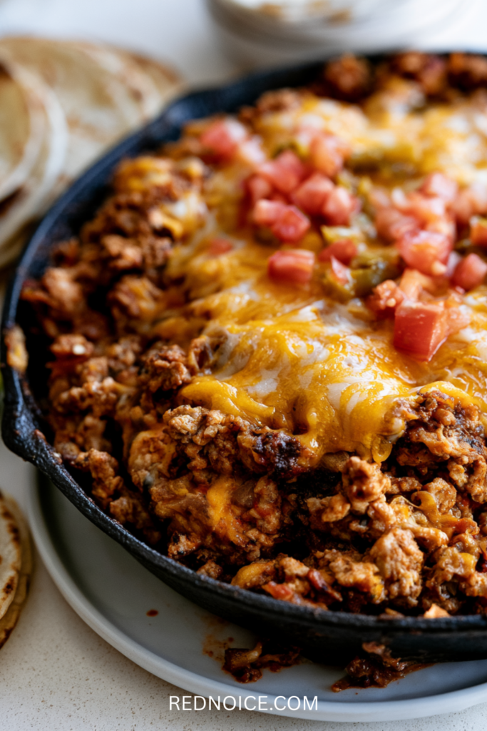 Five-Ingredient Ground Turkey Taco Skillet