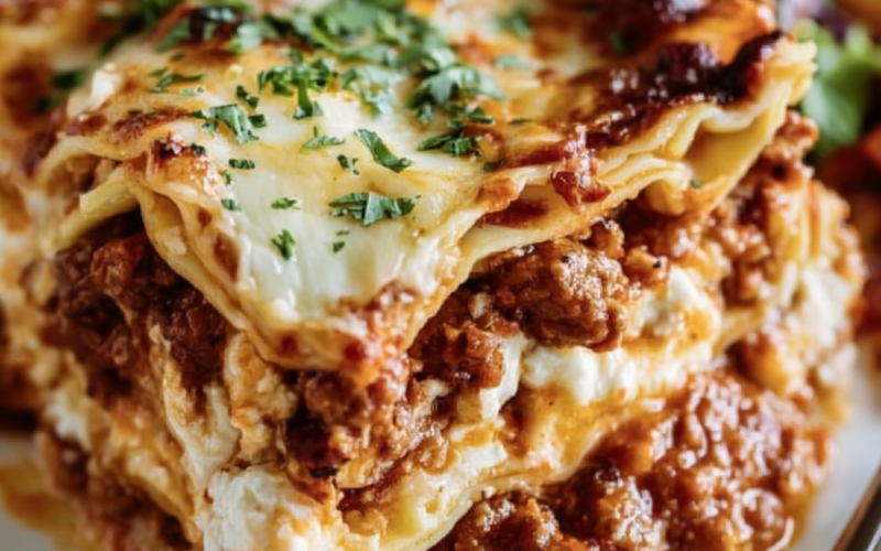 High-Protein Lasagna with Cottage Cheese (Tastes Like Ricotta)