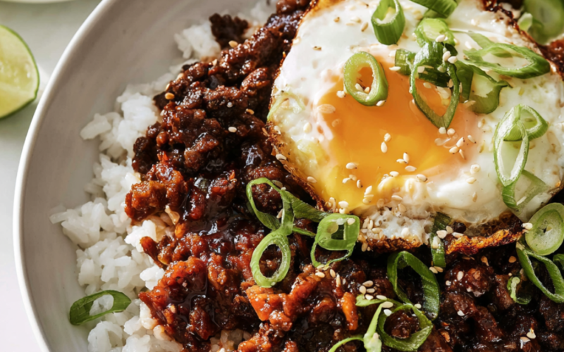 Korean Gochujang Beef Bowl