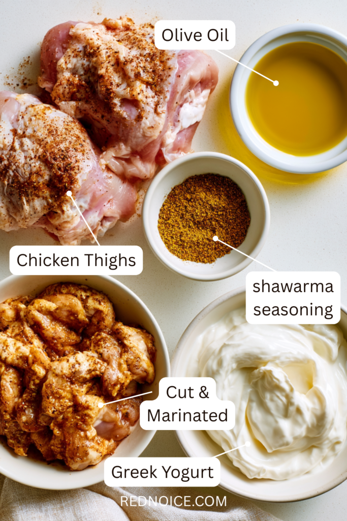 Shawarma Chicken with Garlic Sauce: A Quick High-Protein Dinner (5 Ingredients)