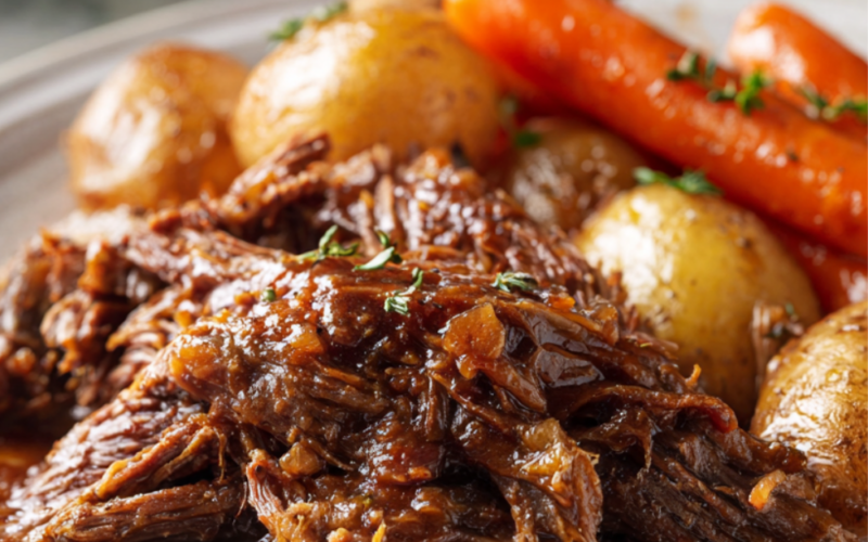 High-protein crockpot meals