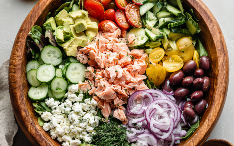 High-Protein Salmon Salad