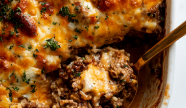 Classic Cheesy Ground Beef Casserole