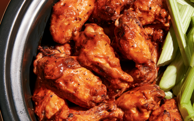 1. Crockpot Buffalo Wings