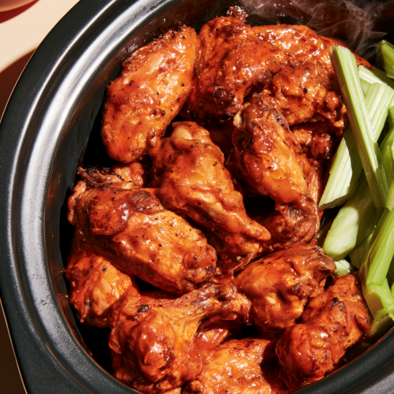1. Crockpot Buffalo Wings