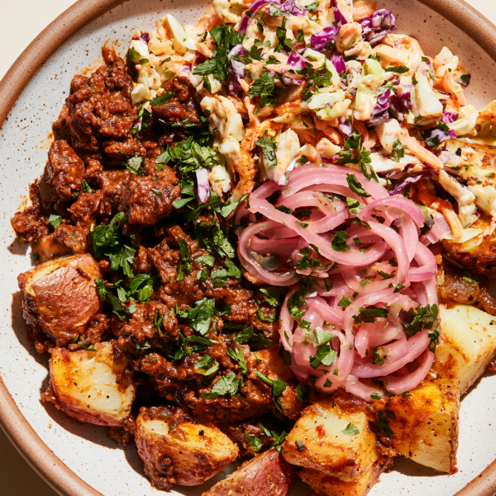 2. BBQ Ground Beef Bowl