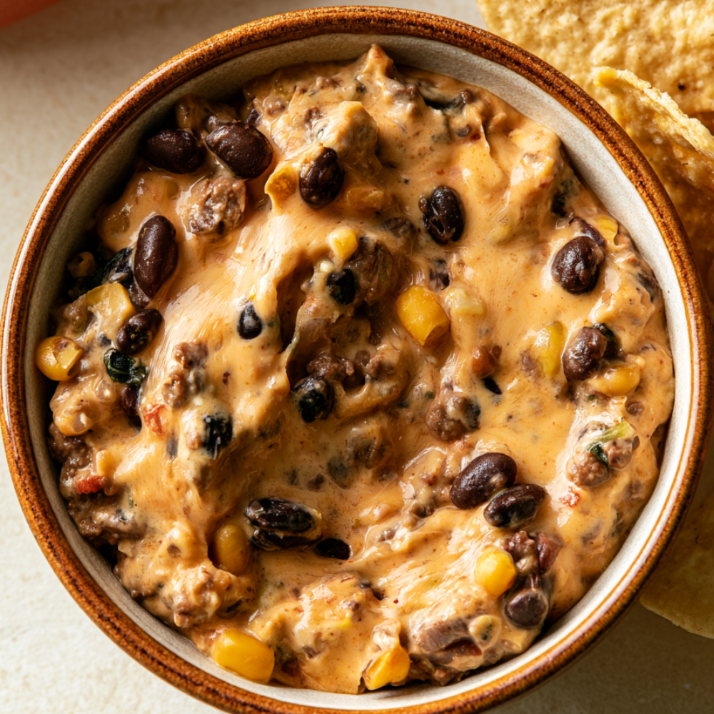 4. Loaded Rotel Dip with Ground Beef
