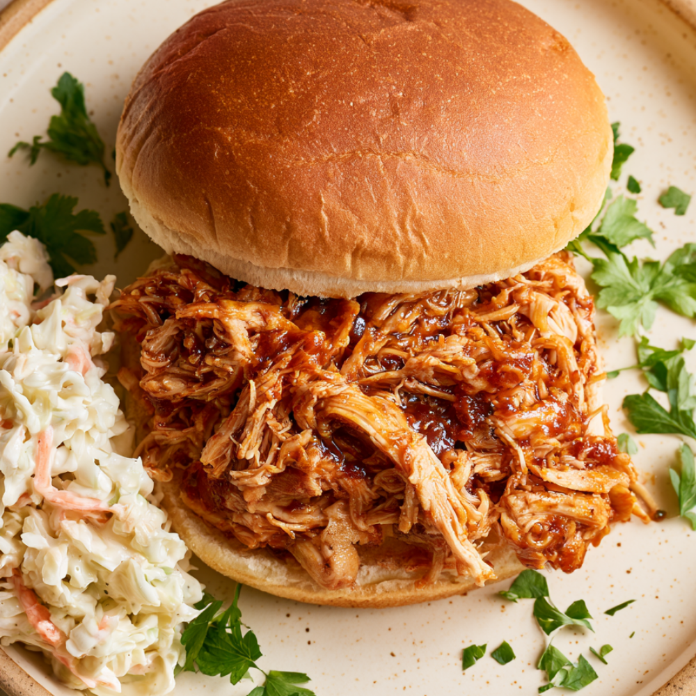 5. Crockpot BBQ Chicken Sandwiches