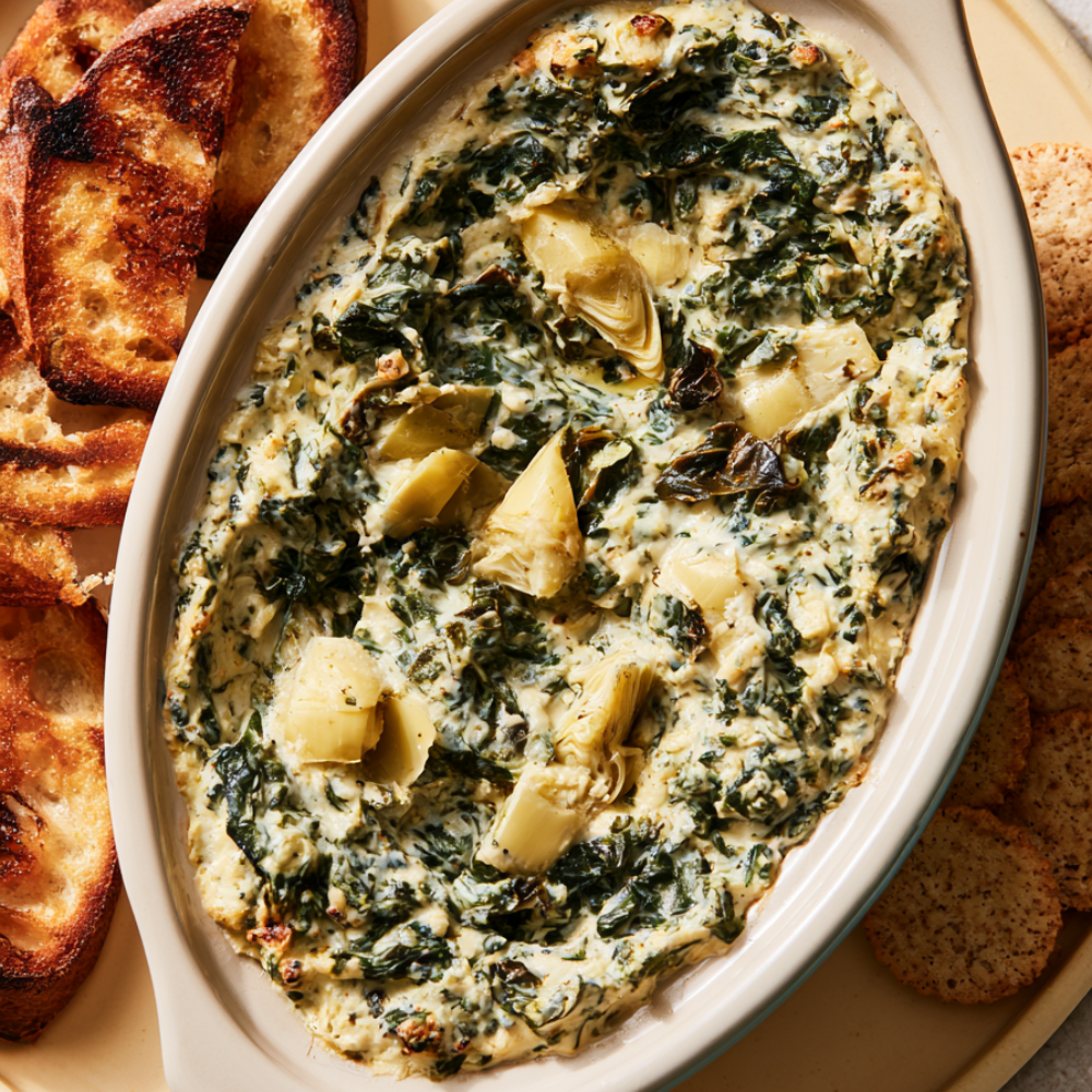 5. Crockpot Spinach and Artichoke Dip