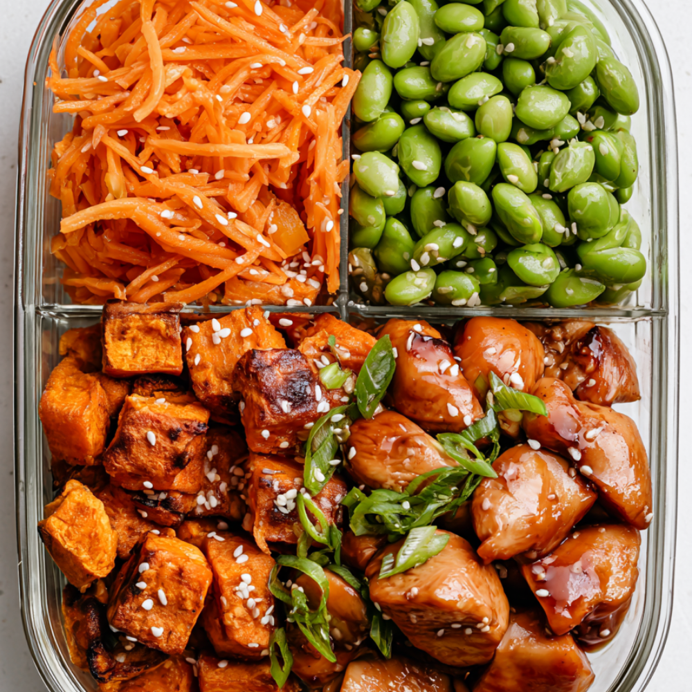 6. Teriyaki Chicken Sweet Potato Bowls