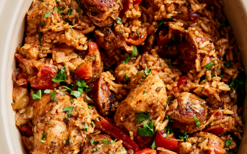 Cajun Chicken and Sausage Rice