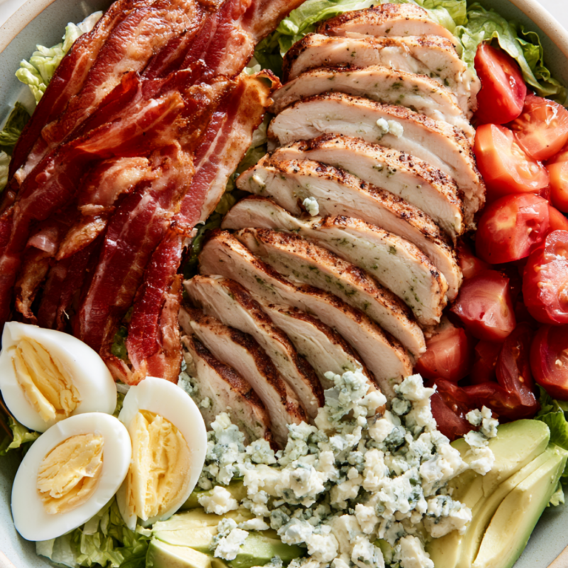 Chicken Cobb Salad Recipe (A Full Meal, Not Just a Side)