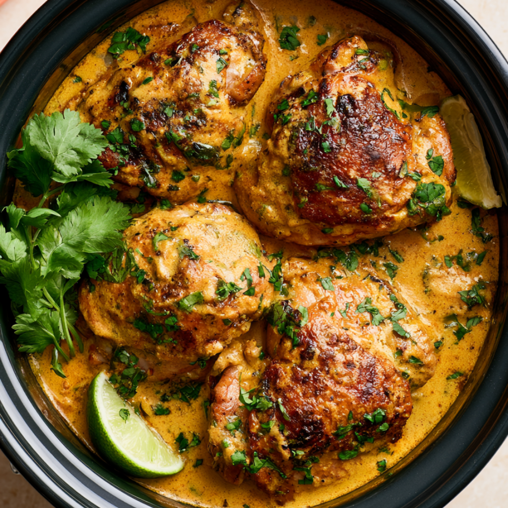 Coconut Curry Chicken Thighs