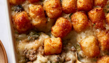 tater tot casserole with ground beef
