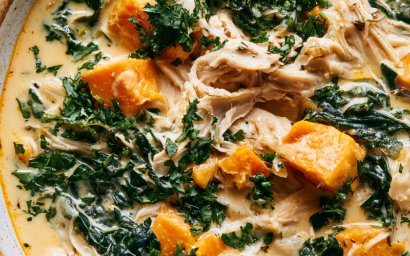 Creamy Harvest Chicken Soup