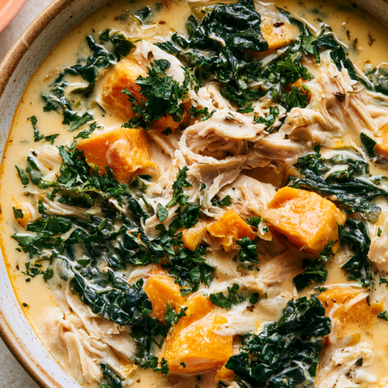 Creamy Harvest Chicken Soup
