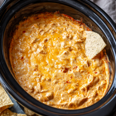 Crockpot Buffalo Chicken Dip