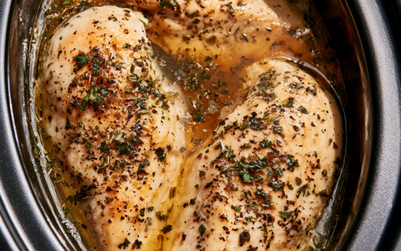 Crockpot Chicken Breast for Meal Prep
