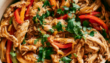 Crockpot Chicken Fajitas
