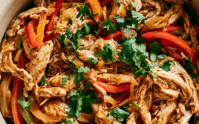 Crockpot Chicken Fajitas