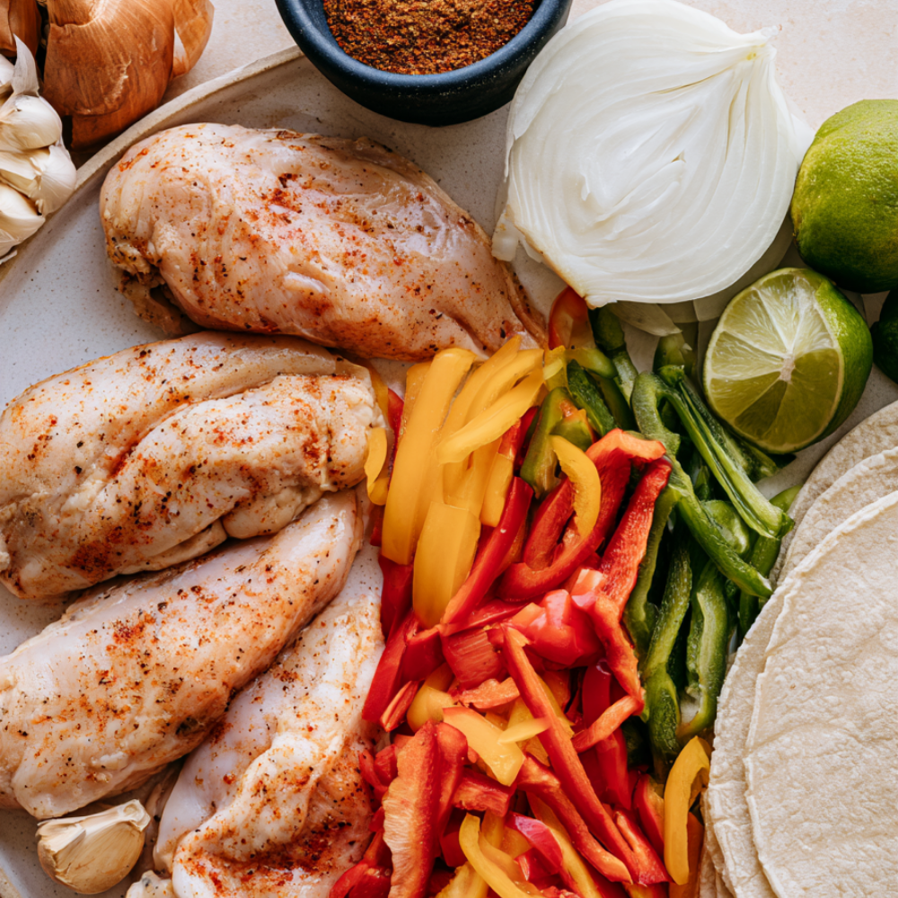 Crockpot Chicken Fajitas-ingredients