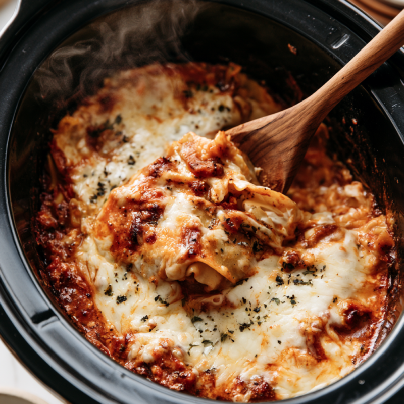 Crockpot Lasagna with Ricotta