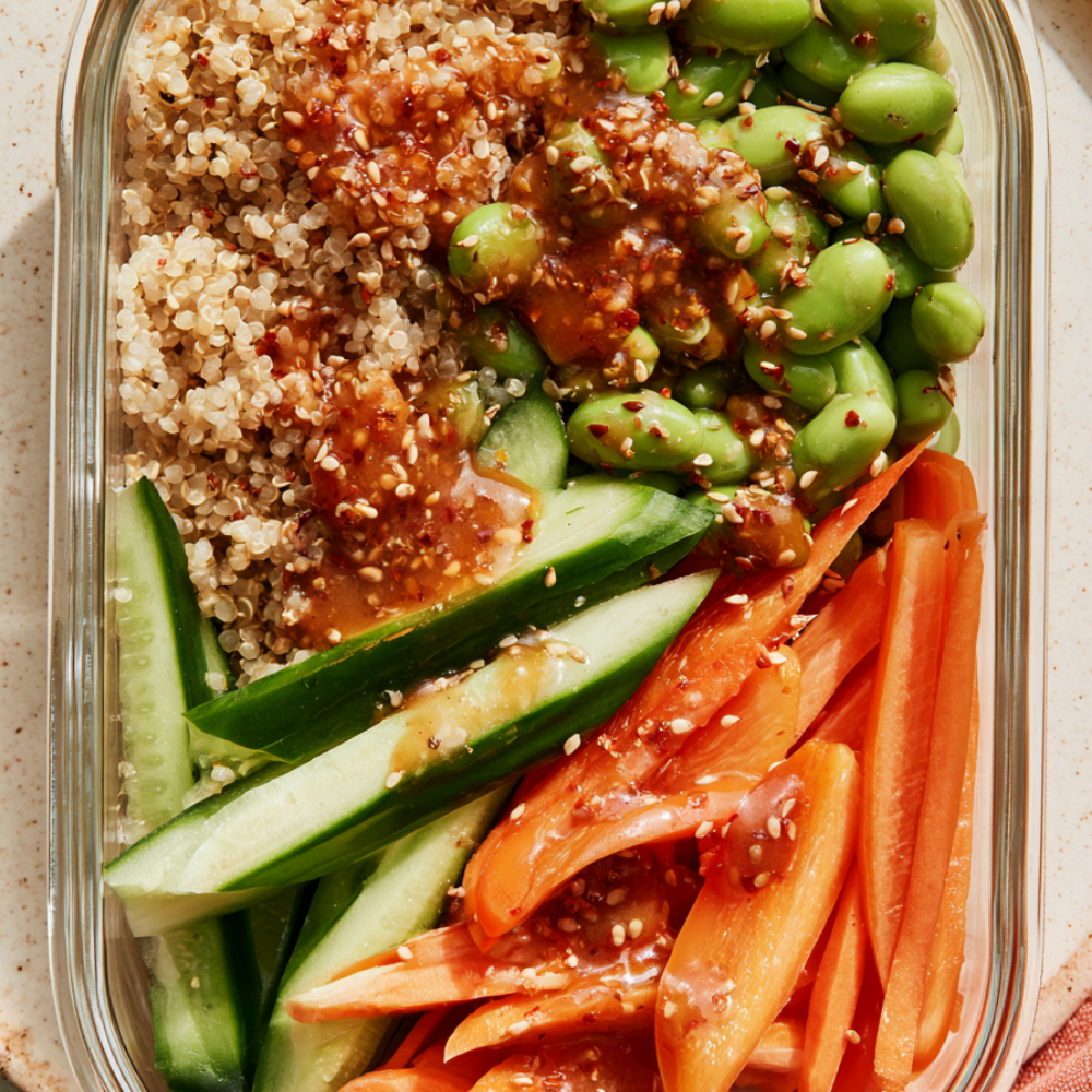 Edamame Quinoa Power Bowls