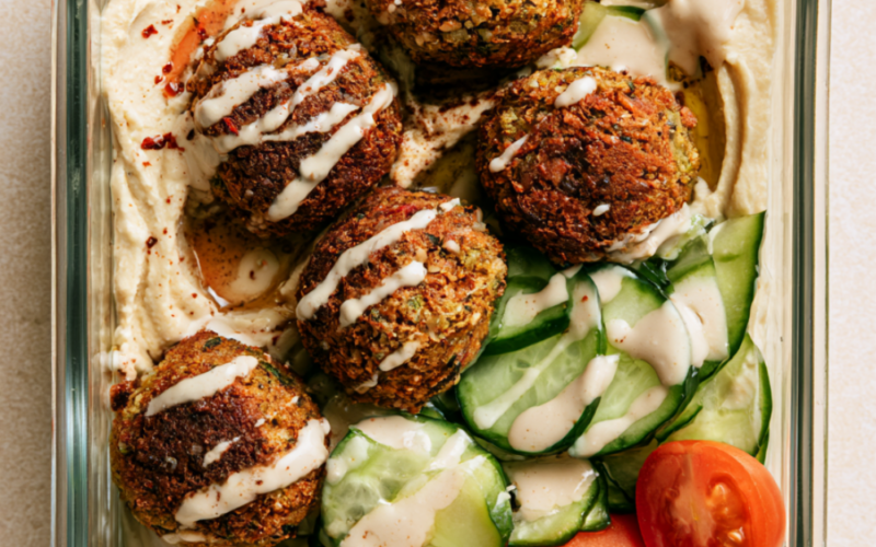 Falafel and Hummus Bowls