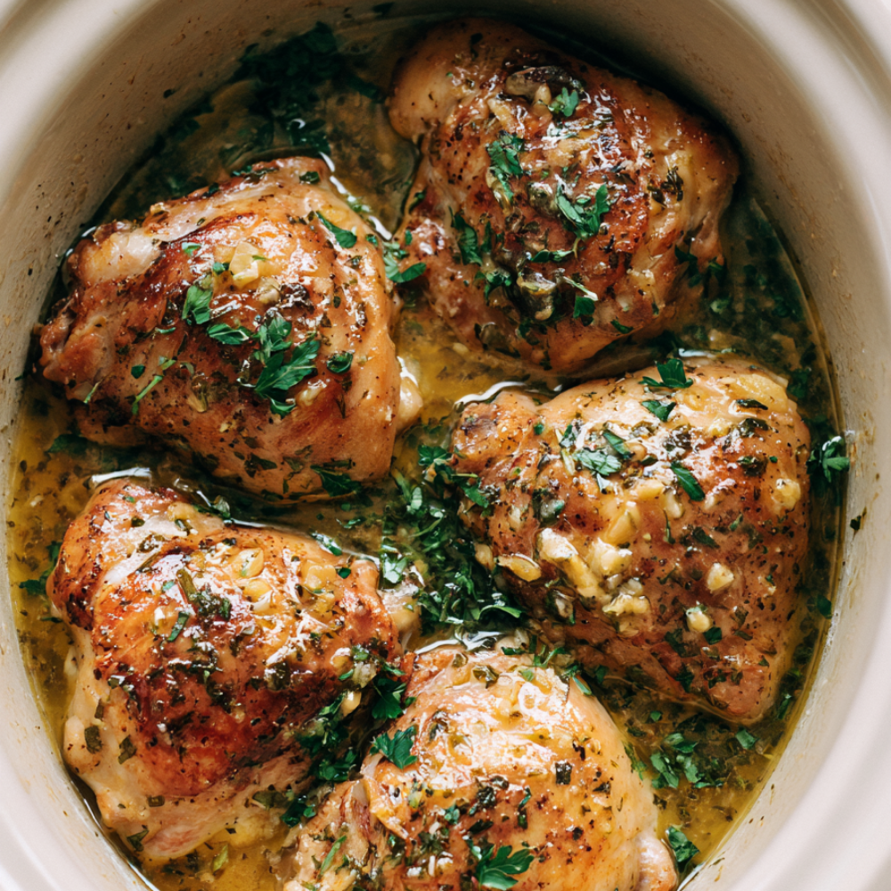 Garlic Butter Chicken Thighs