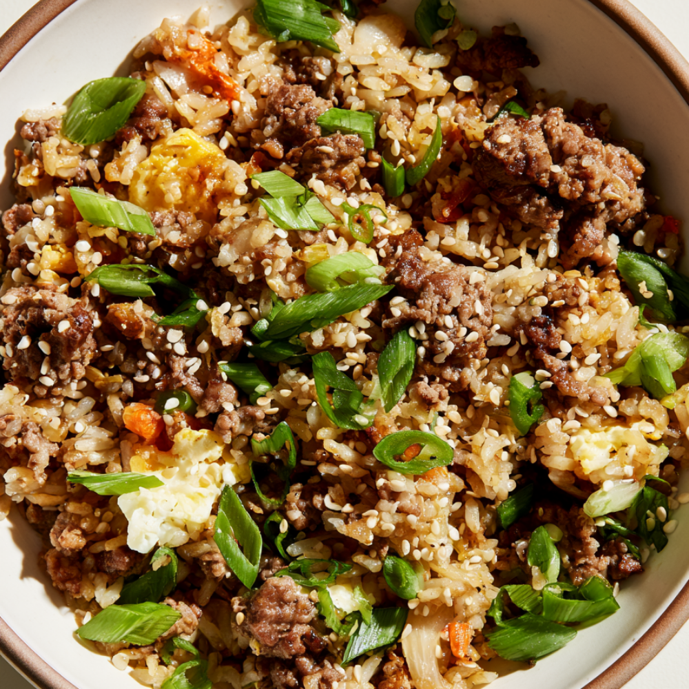 Ground Beef Fried Rice
