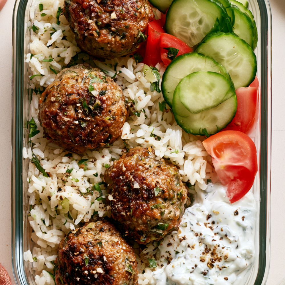 Ground Beef Kofta Bowls