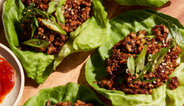 Ground Beef Lettuce Wraps